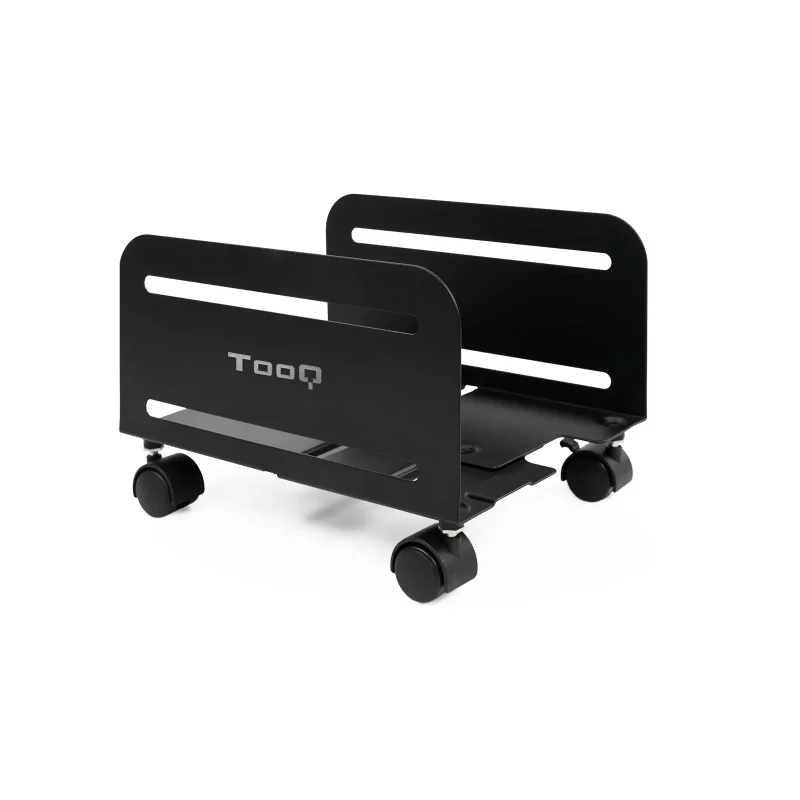 Soporte CPU Suelo con Ruedas NEGRO TOOQ