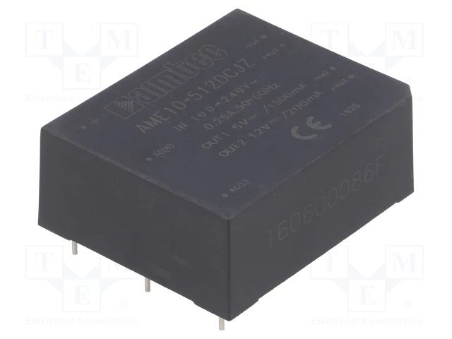 Convertidor AC/DC 15W 85-264Vac salida 5Vdc