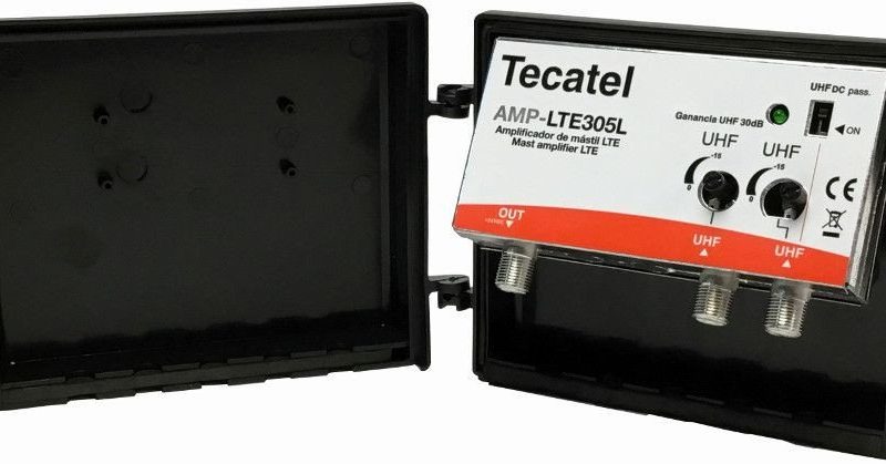 Amplificador Mastil 30dB 2e UHF-UHF LTE700