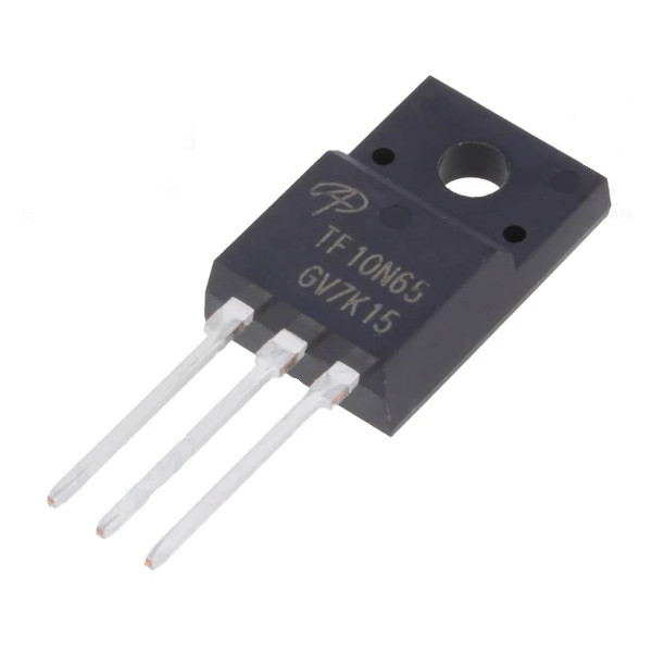 Transistor N-Mosfet 650V 10A 27,5W  TO220F AOTF10N65