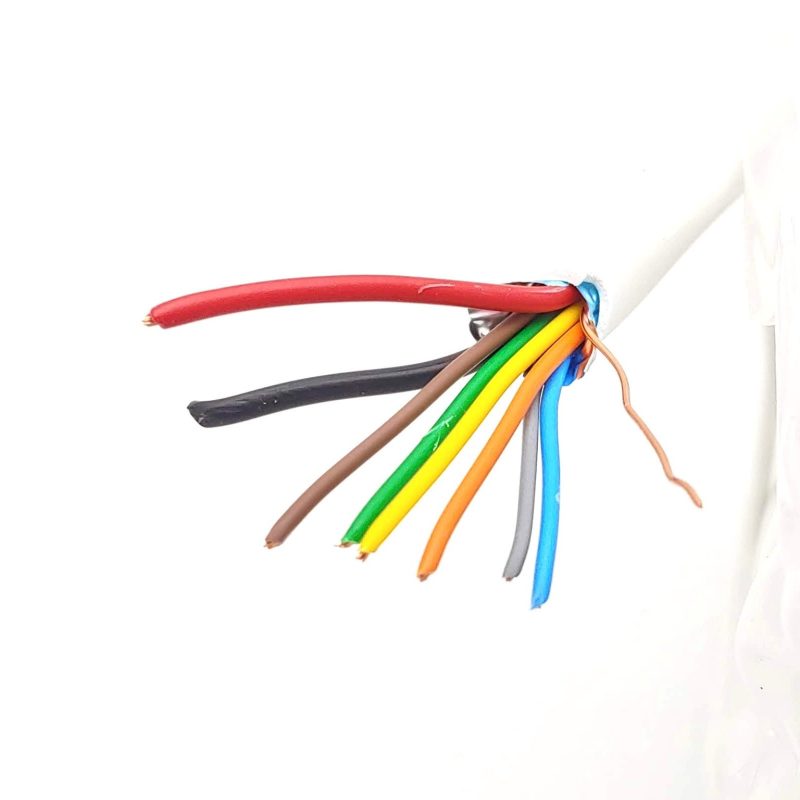 Manguera Apantallada 2×0,75+6×0,22mm Blanca LSZH (100m)