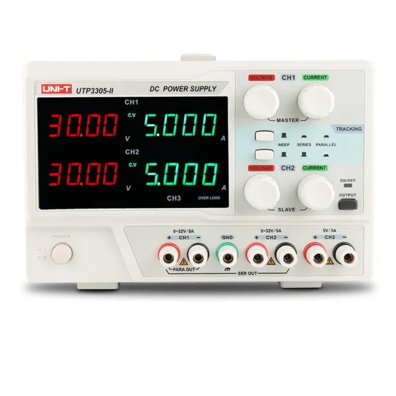 Fuente Alimentacion Laboratorio 3 canales 0-32Vdc 0-5A Display LED