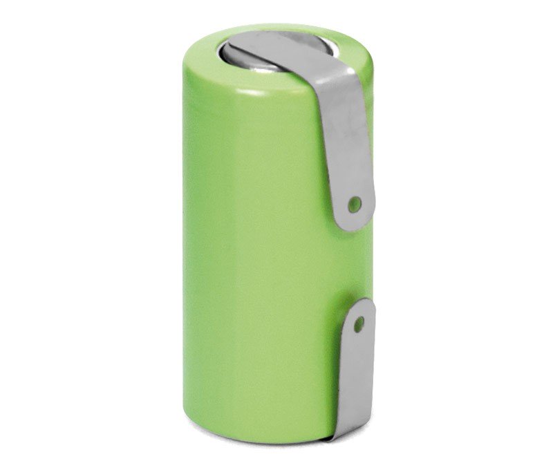 Bateria NiMh 1/2AA 2/3AA 1,2Vdc 650ma 14×28 C/Terminales