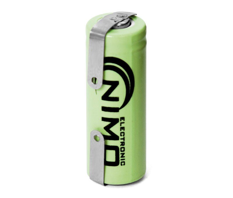 Bateria 2/3AAA 1,2V 400mA NiMh Terminales Soldar