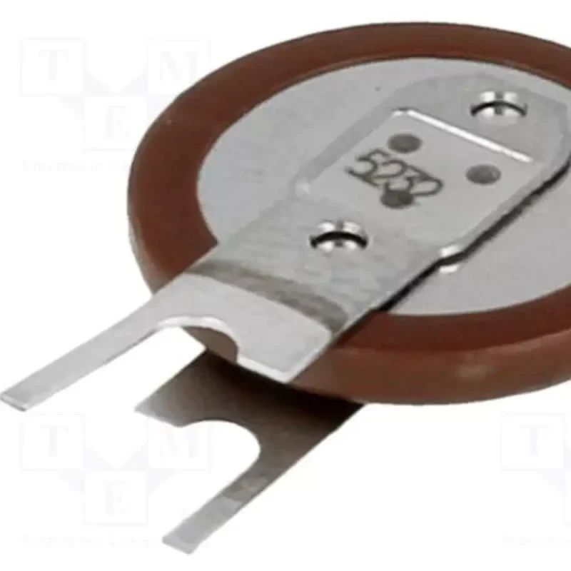 Bateria Recargable LITIO 3Vdc 7mAh 2pin posicion Vertical