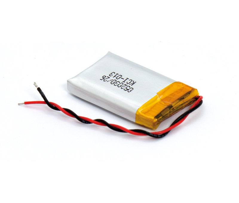 Bateria 3,7V  250mA Polimero Litio cto. Control 20X30X5mm