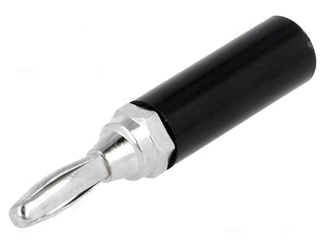 Banana 4mm NEGRA