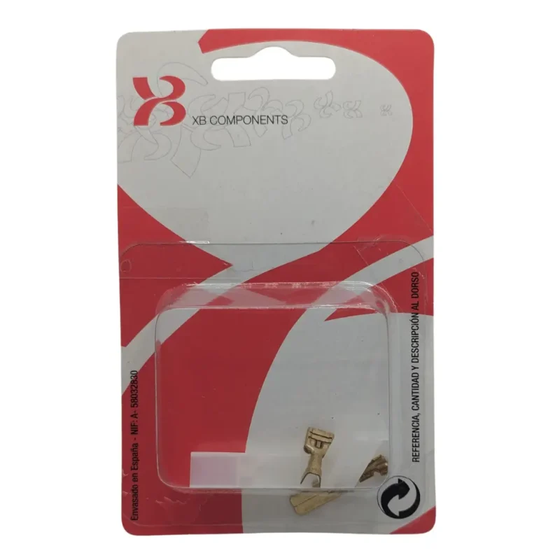 Caja Canectora 1 Vias terminales Faston 6,3mm (Blister)