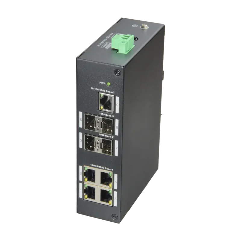 Switch DIN Gigabit 2P RJ45 +1RJ45 +4SFP X-SECURITY