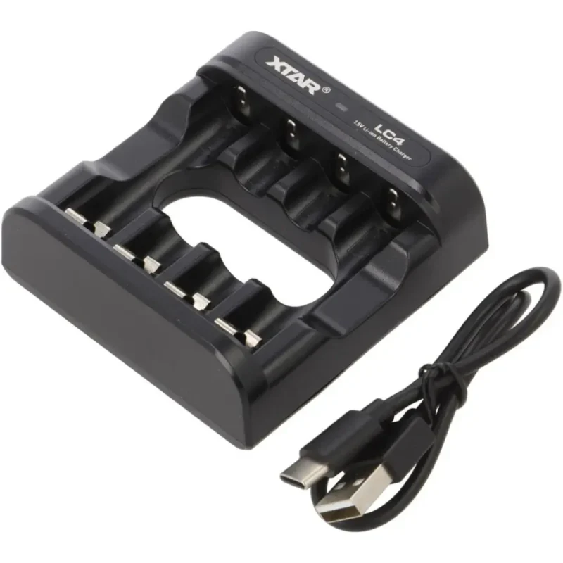 Cargador Baterias  Li-Ion tipos AA, AAA, R03, R06  XTAR-LC4-1.5V