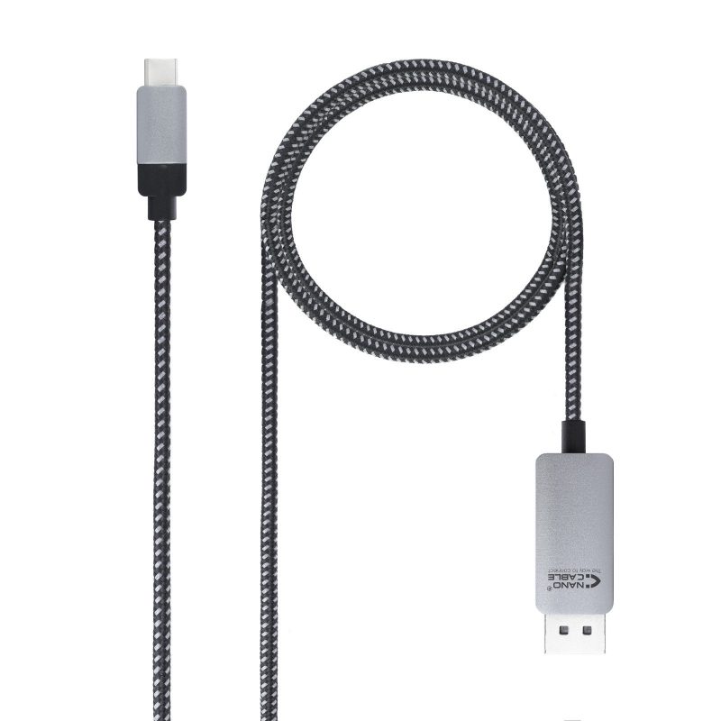 Cable USB-C a Displayport DP2.0 1,8m NANOCABLE
