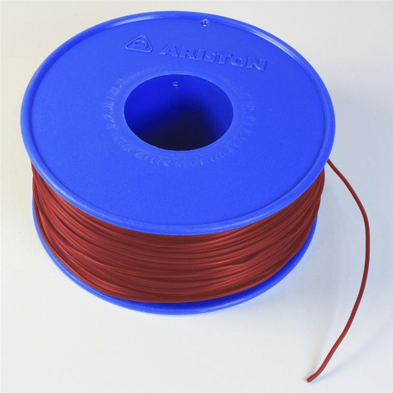 Hilo Conexion Rigido 0.28mm color ROJO (100m)