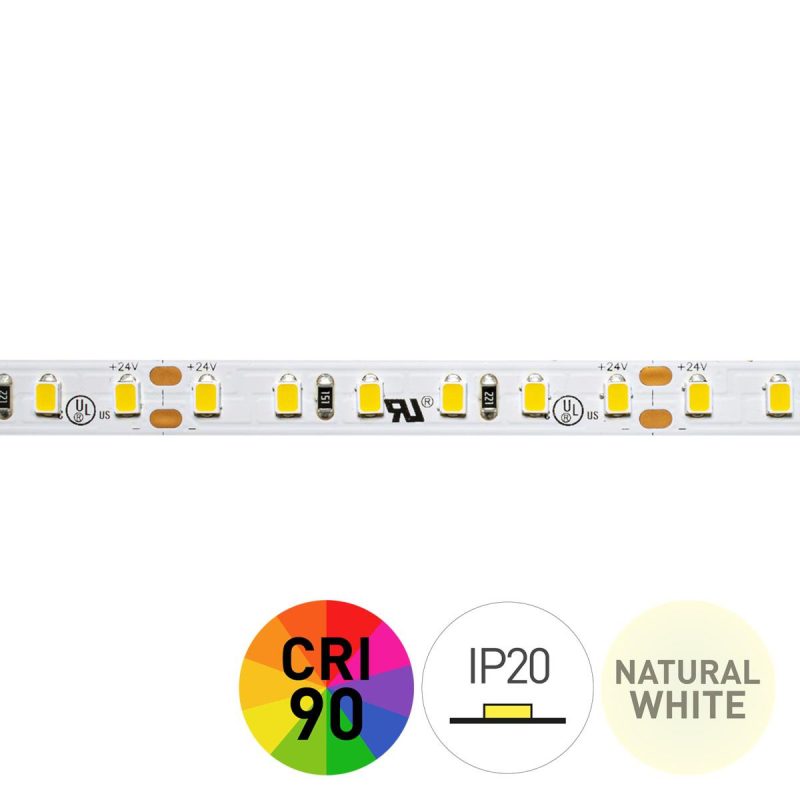 Tira LED 4000K 24V 9,6W/m 120LED/m IP20 5m