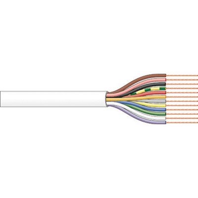 Manguera Portero 10×0,22mm CCA Funda BLANCA (100m)