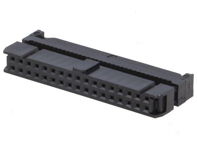 Conector Cable Plano Hembra 34Pin paso 2,54mm