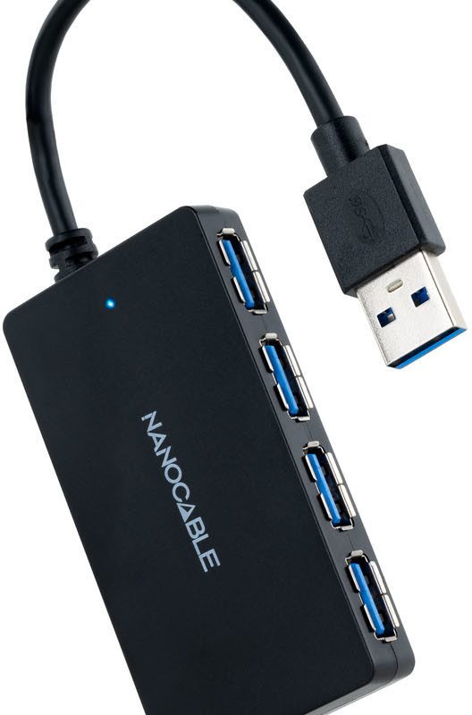 Hub USB 3.0 4xUSB3.0 NANOCABLE
