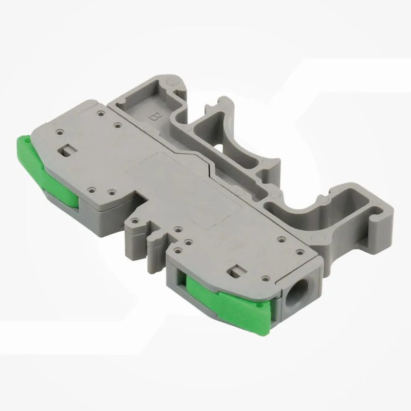 Conector palanca bloques carril DIN 1 vÃ­a 0,2-4,0mmÂ² verde