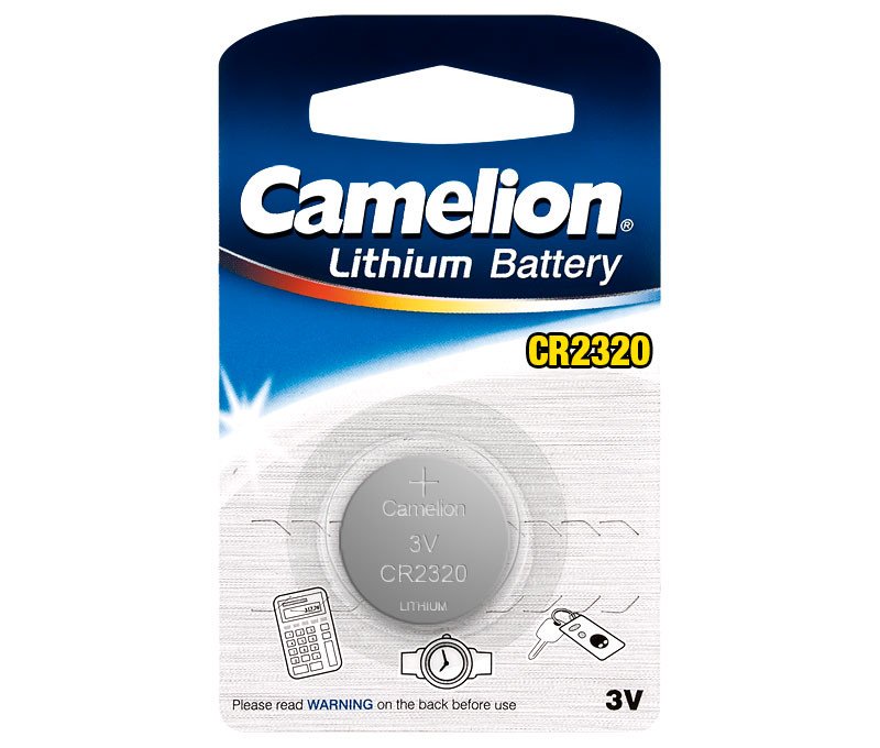 Pila Litio CR2320 3Vdc 130mAh CAMELION