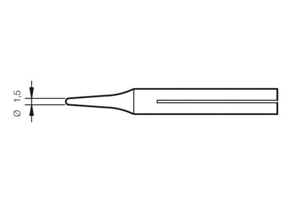 Punta Soldador B10D 1,5mm para 14ST JBC 0150409