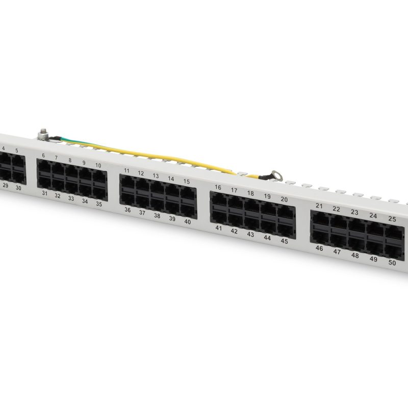 Panel Parcheo CAT3 50P Telefonia ISDN NEGRO