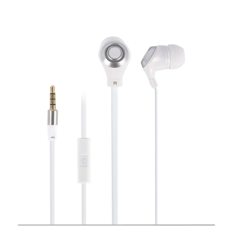 Auriculares con Microfono JACK 4C BLANCO
