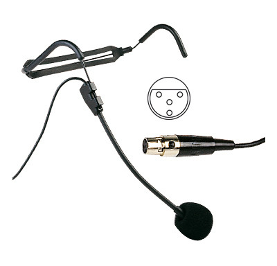 Microfono Diadema MiniXLR 4p para SHURE