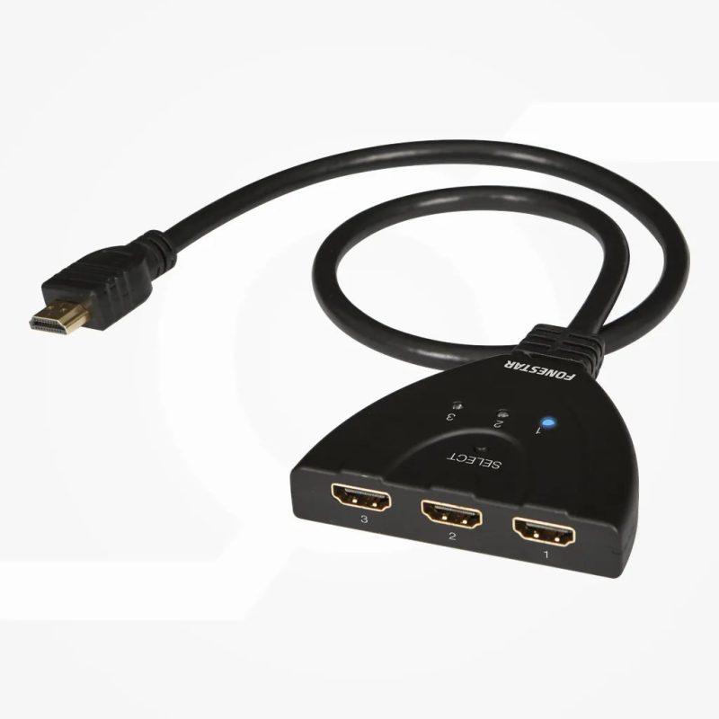 Selector HDMI1.3b 3×1 1080p@60Hz FONESTAR
