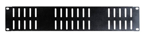 Panel Rack 19in Perforado Frontal 2U