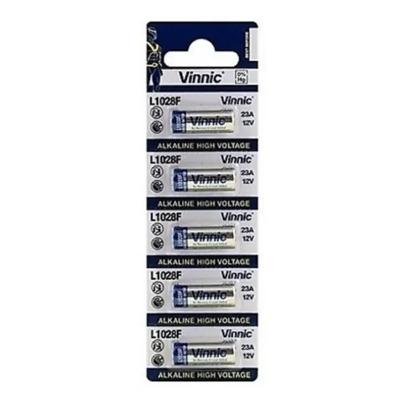 Pila 23AE Alcalina 12V 0% HG (Blister 5 pilas) VINNIC