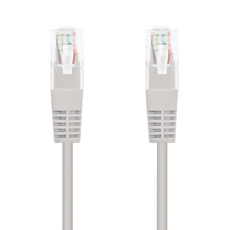 Latiguillo RJ45 Cat6 UTP CU 5m GRIS NANOCABLE