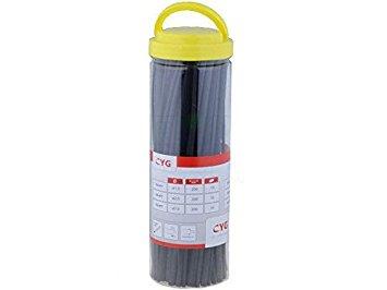 Caja 80 Tubos TermorretrÃ¡ctil  NEGRO 200mm