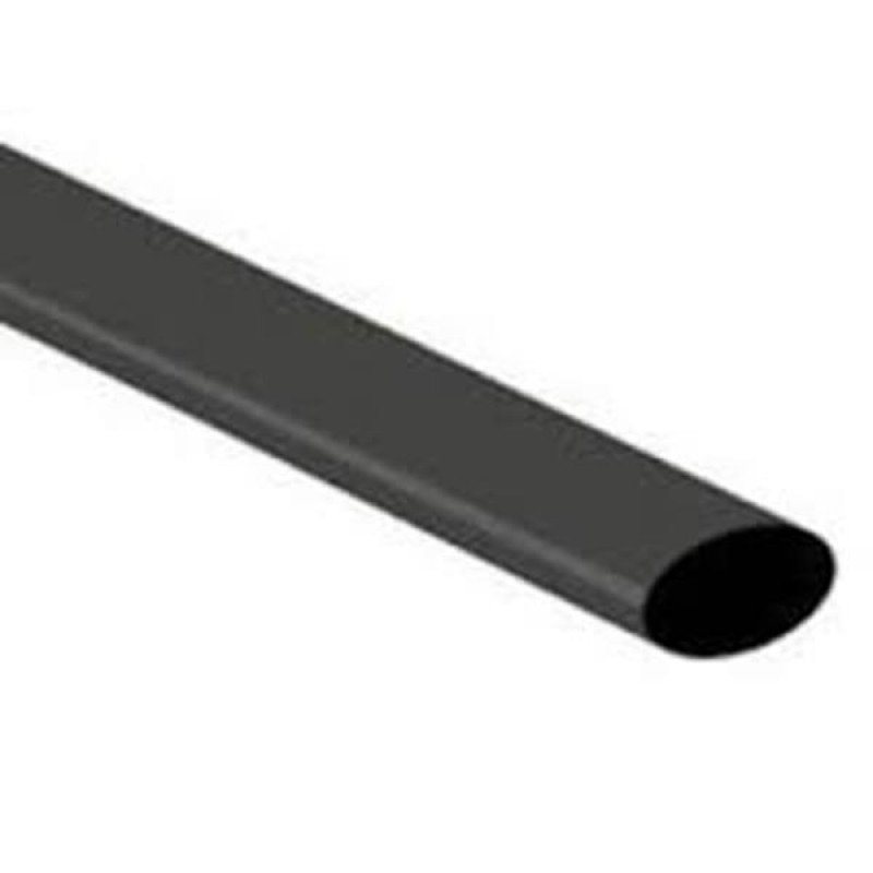 Tubo termorretrÃ¡ctil 12,7mm NEGRO longitud 1m