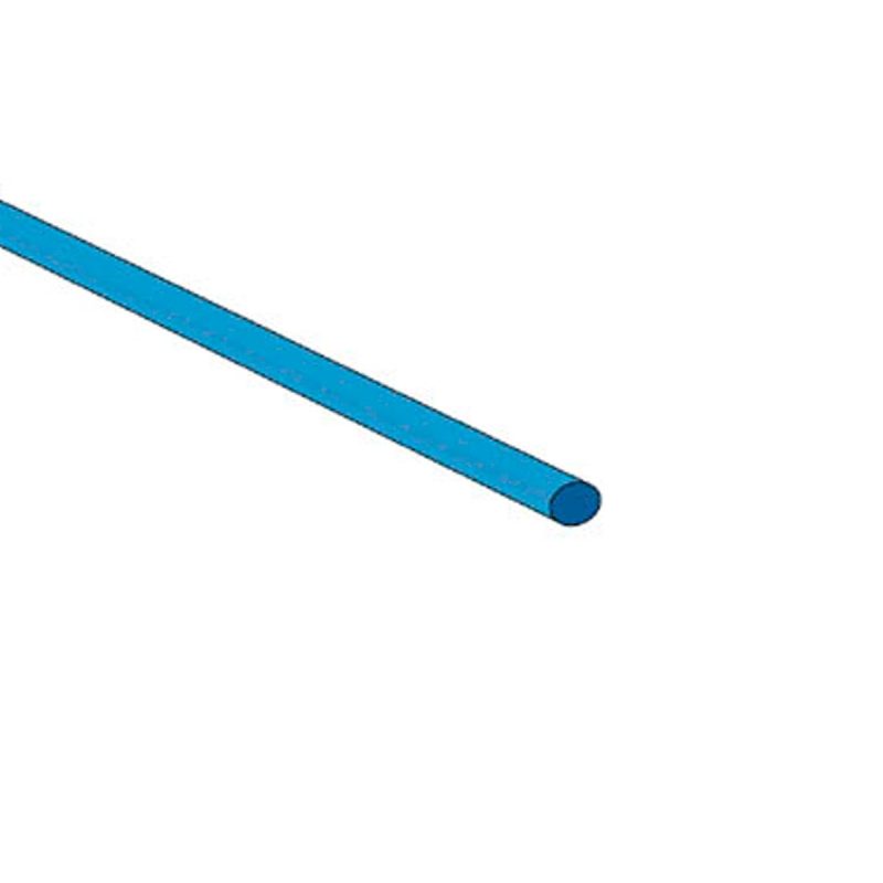 Tubo termorretrÃ¡ctil  1,6mm AZUL Longitud 1m