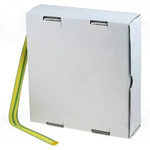 Tubo termorretrÃ¡ctil  1,6mm AMARILLO/VERDE caja 15 metros