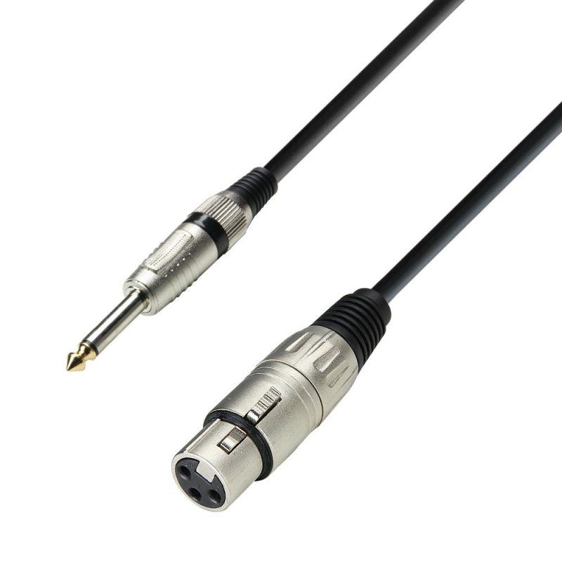 Cable XLR 3P Macho a JACK 3,5 ST 1m ADAM 3STAR