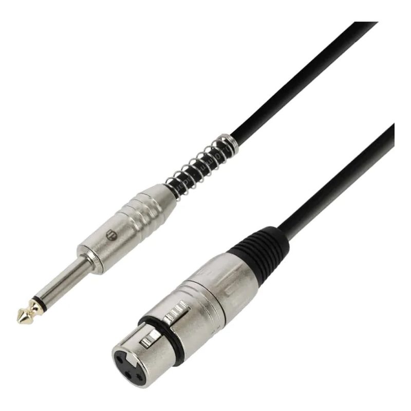Cable XLR Hembra a JACK 6,3 Mono STAR3 3m
