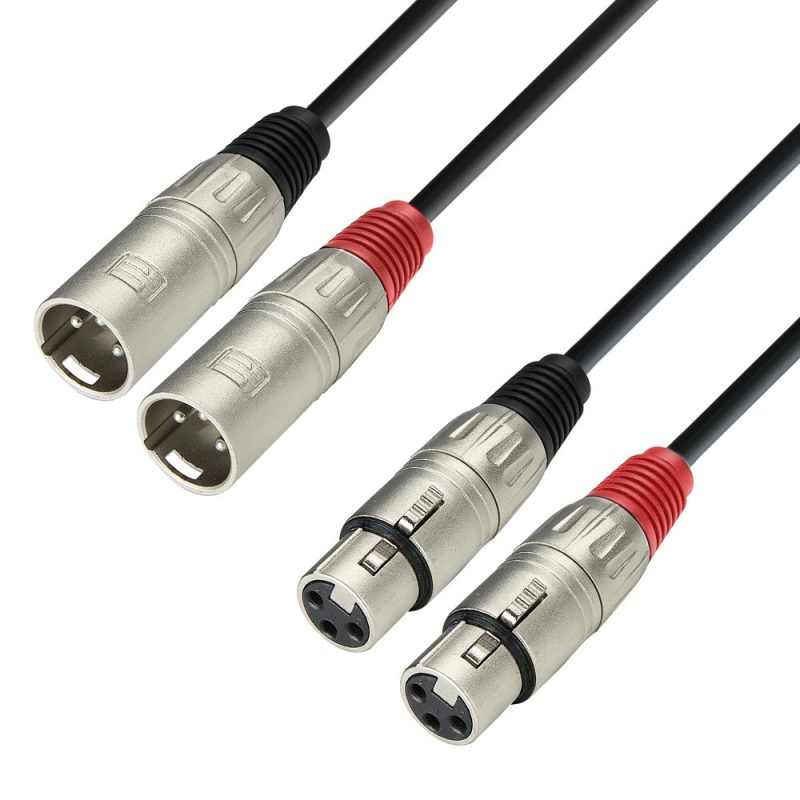 Cable 2xXLR macho a 2xXLR hembra 3m ADAM K3
