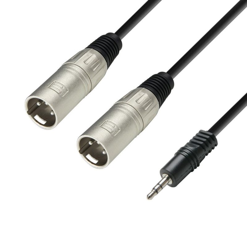 Cable JACK 3,5 ST a 2 XLR Macho 6m ADAM STAR3