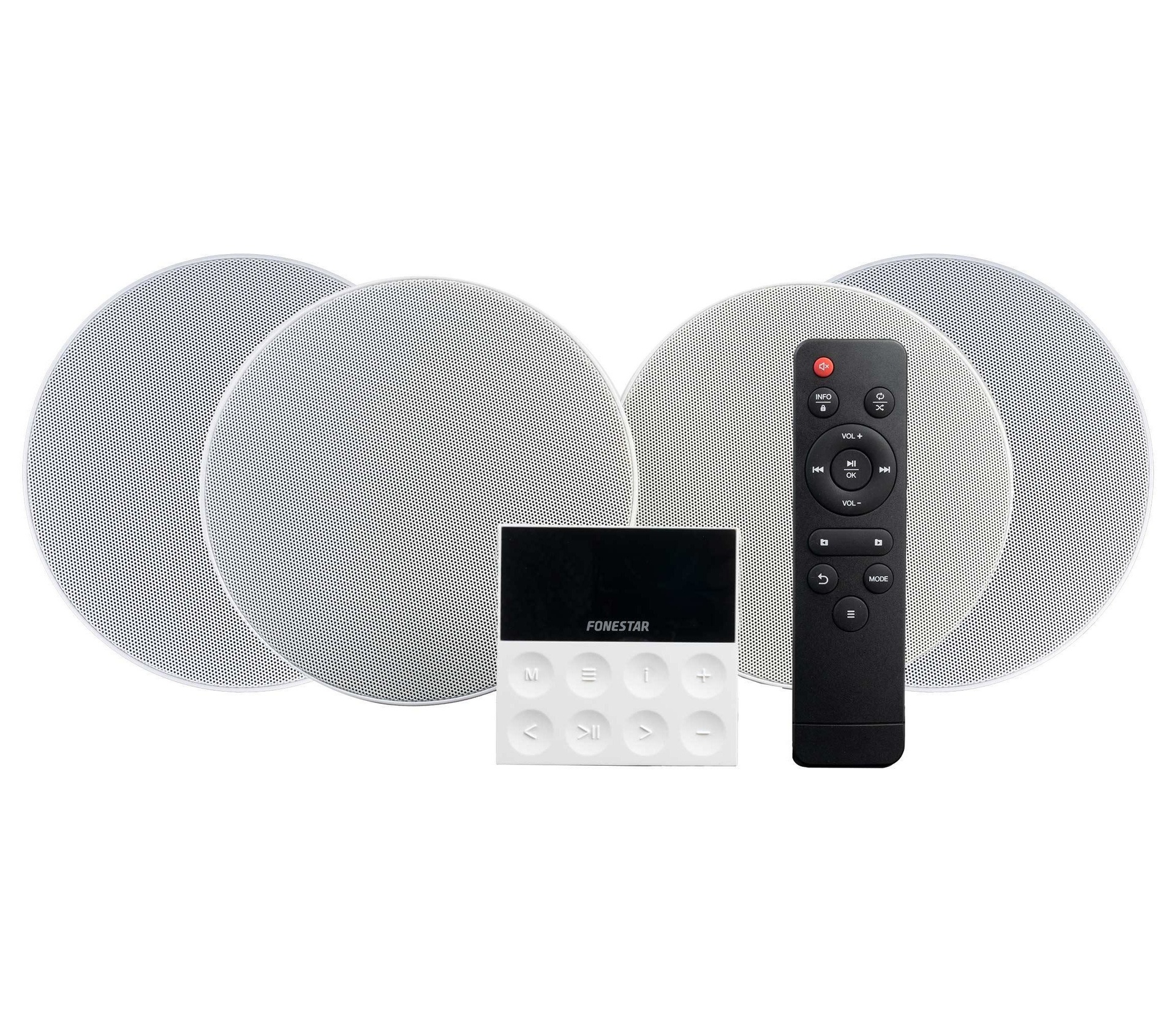 Kit Sonido Empotrar Techo BT/USB/FM FONESTAR KS-WALL