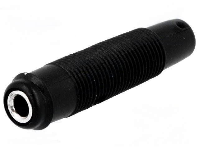 Banana Hembra Aerea 4mm 16A/60Vdc color NEGRO