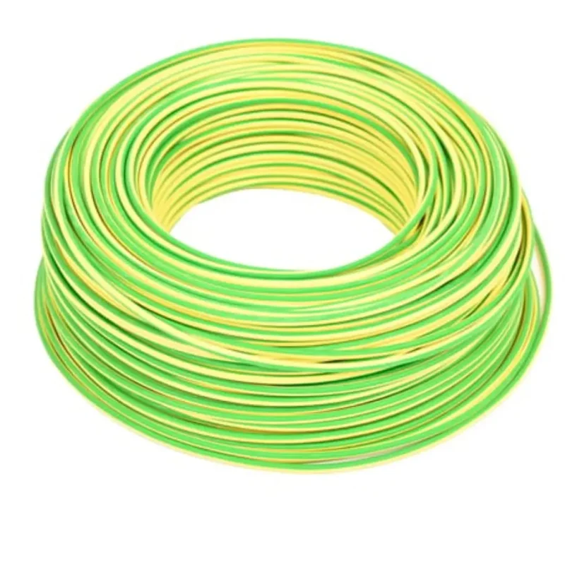 Hilo de Linea Flex 1×1,5mm AMARILLO-VERDE Libre de HalÃ³genos (100m)