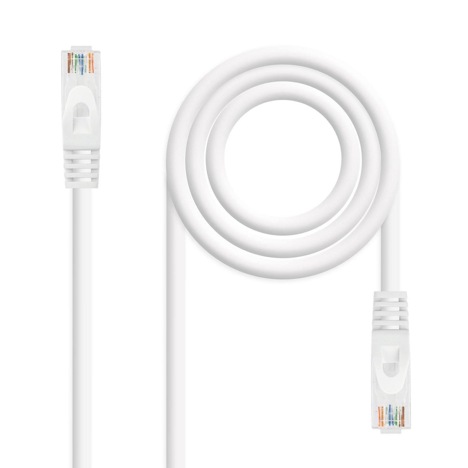Latiguillo RJ45 Cat6a UTP CU LSZH 0,5m BLANCO