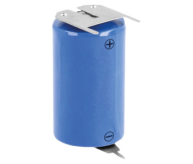 Pila Litio 3,6V 750mAh 3 pin (polo positivo en 2 pin) 1/2AA 14250
