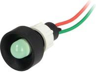Piloto LED 230Vac Luz VERDE IP40