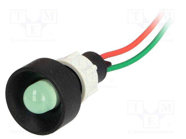 Piloto LED 24Vdc/ac Luz VERDE