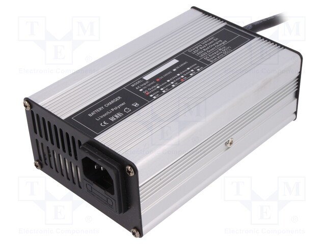 Cargador Baterias Litio Li-FePO4 de Microprocesador salida 12,8V-14,6V  5A