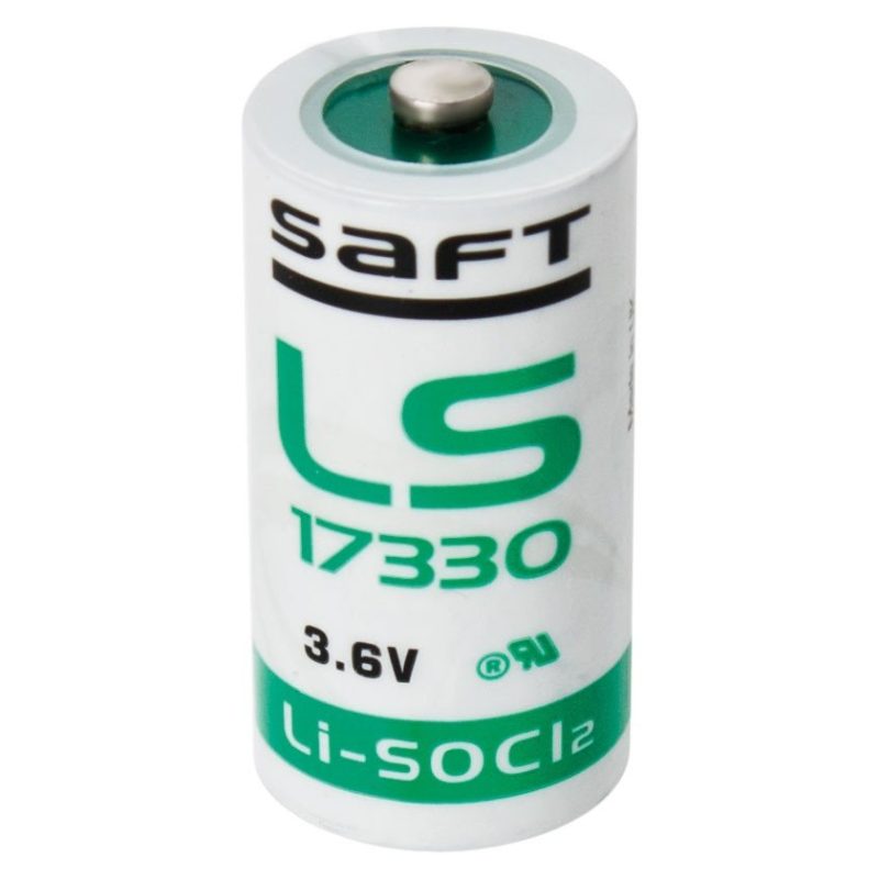 Pila Litio LS17330  3,6V 2.100mAh 16,5×33,4mm SAFT 17330