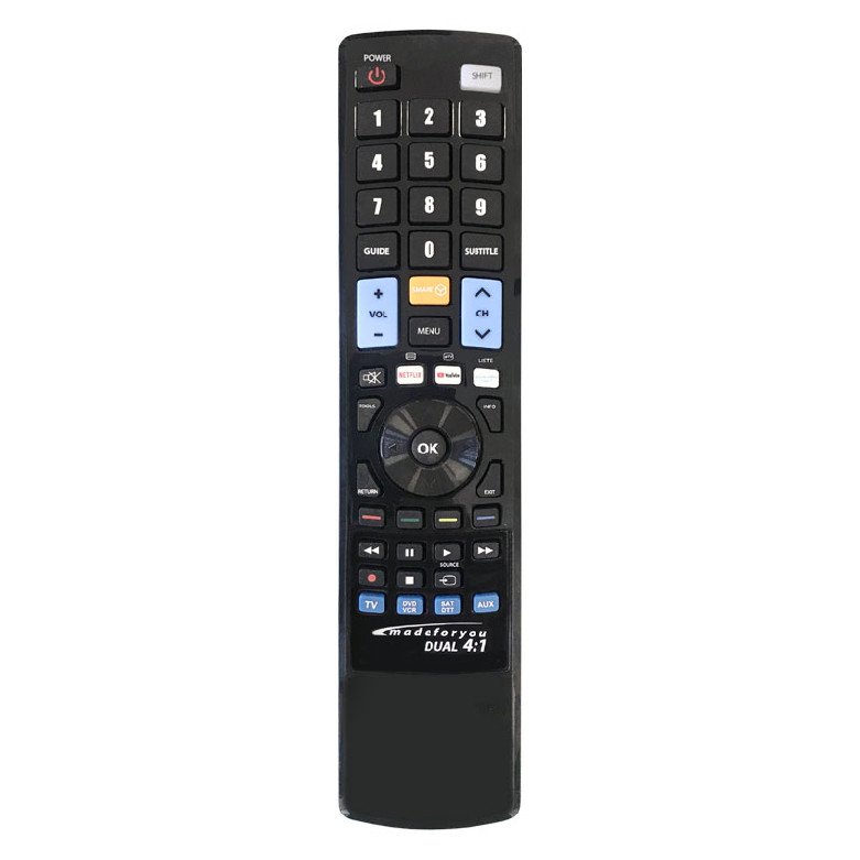 Mando Universal TV PROGRAMABLE por PC y SMARTPHONE 4:1