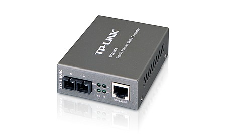 Conversor Medios Monomodo Gigabit SC/UPC 15Km TP-LINK MC210CS