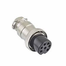 Conector Microfono Hembra Aereo 7 Contactos